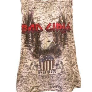BAD GIRLS Wear Black Bershka Tank T Shirt Biker S
